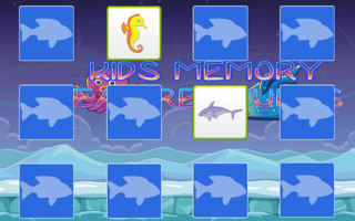 Kids Memory Sea Creatures game cover