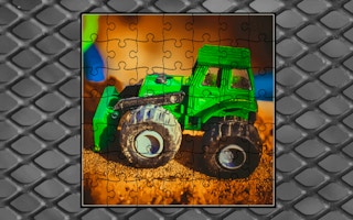 Kids Tractors Puzzle game cover