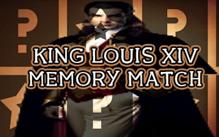 King Louis Xiv Memory Match