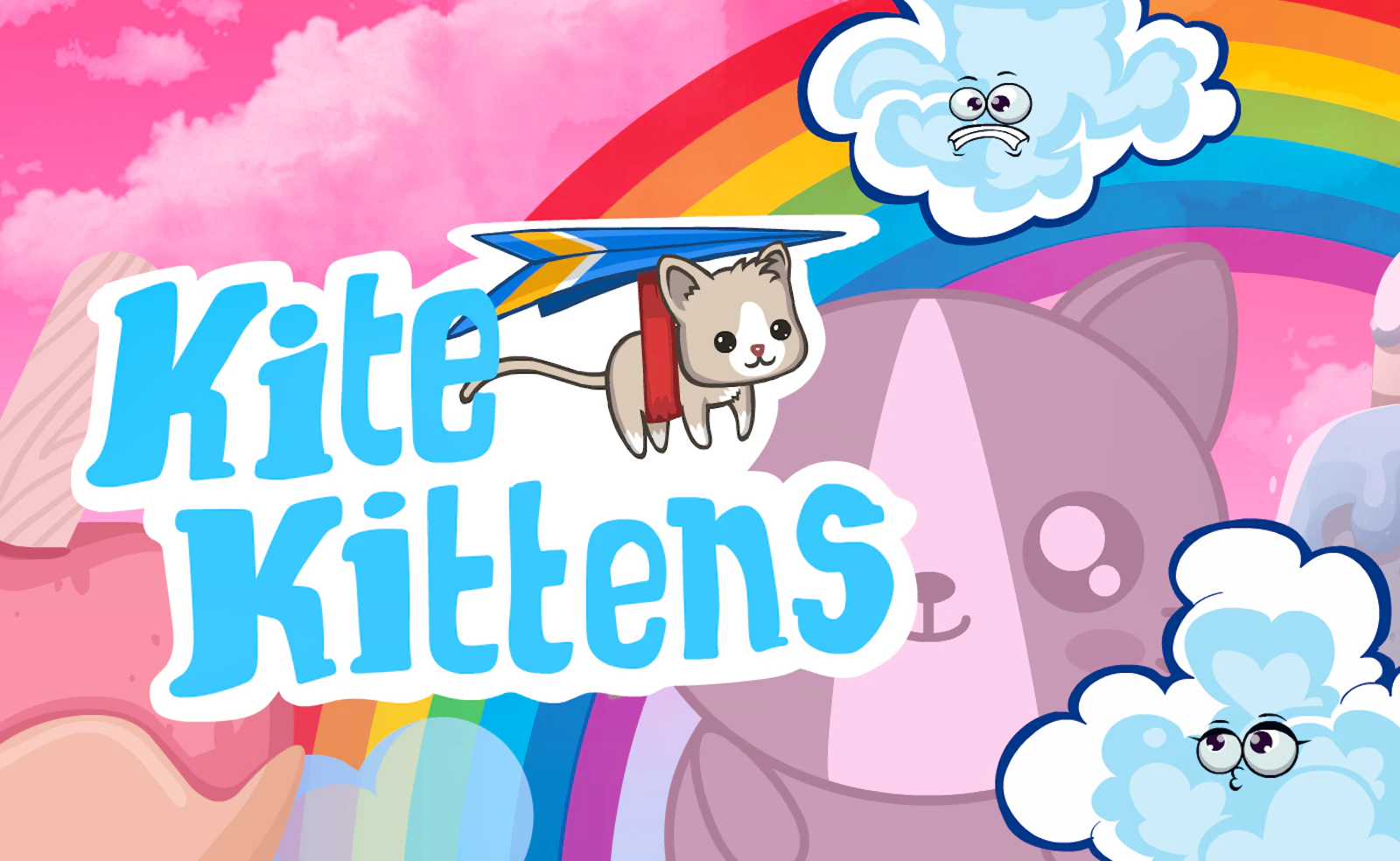 Kite Kittens — free online casual game on Glaze Games
