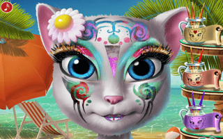 Kitty Beach Makeup game cover
