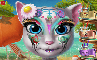 Kitty Beach Makeup