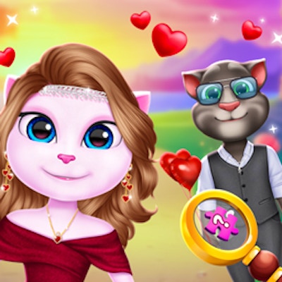 Kitty Couple Lovely Valentine By Gamepix