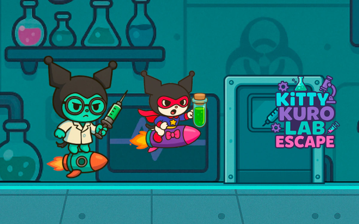 Play Kitty Kuro Lab Escape — free online Platformer game