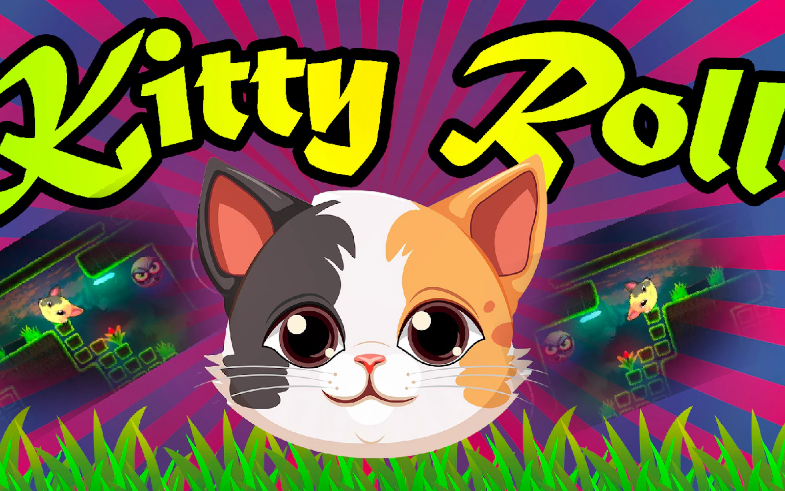 Kitty Roll Fun Shooting Game — free online arcade game on Glaze Games