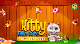 Kitty Take Care New Born Baby