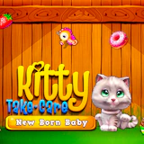 Kitty Take Care New Born Baby