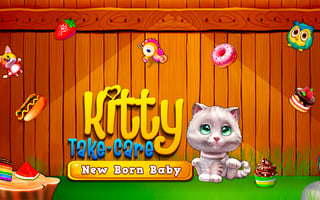 Kitty Take Care New Born Baby game cover