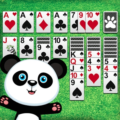 Klondike Solitaire Panda By Gamepix