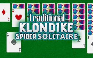 Traditional Klondike Spider Solitaire 🕹️ Παίξτε τώρα στο GamePix