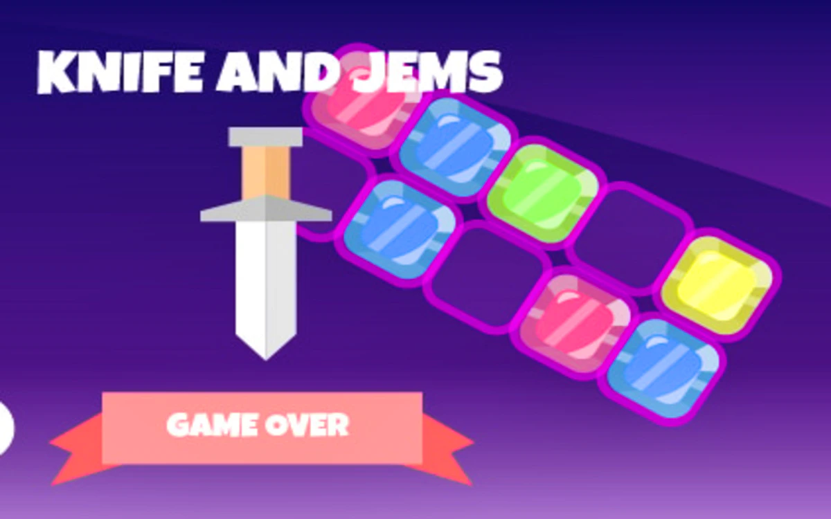 Play Knife And Jems — free online Match 3 game