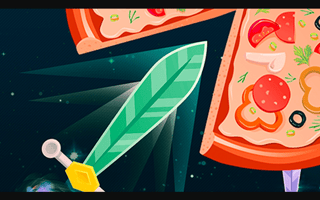 Knife Hit Pizza game cover