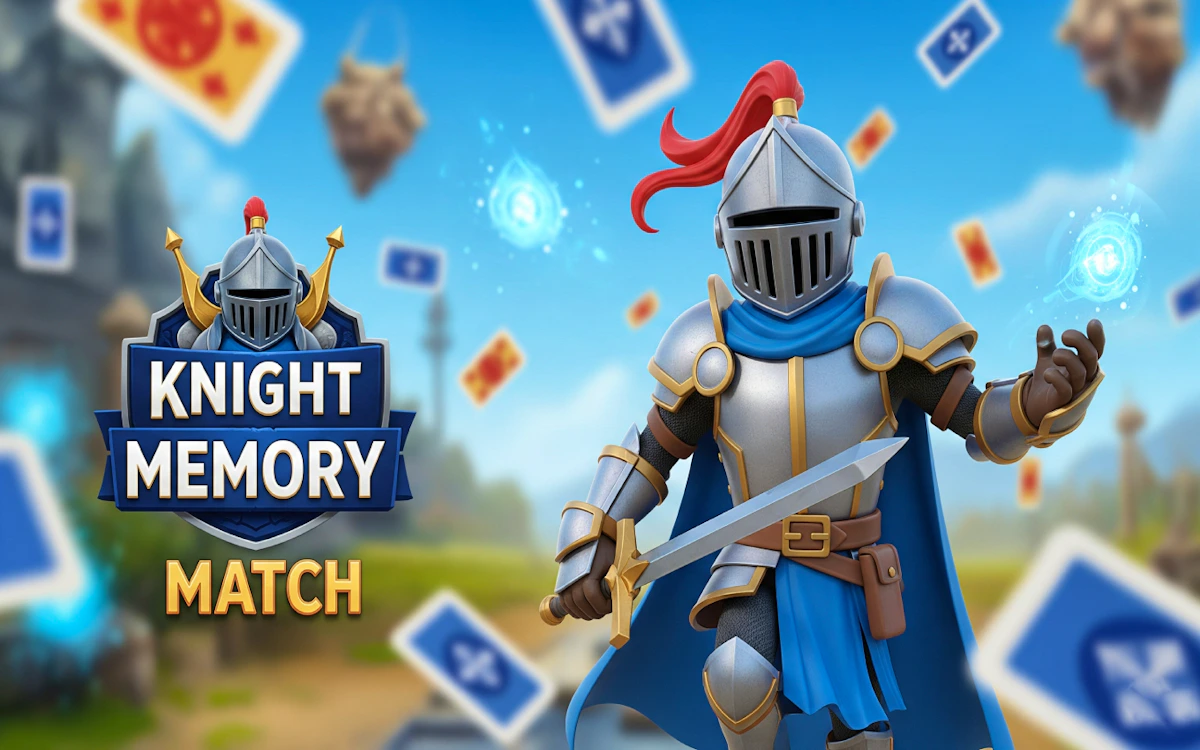 Play Knight Memory Match Game — free online Memory game
