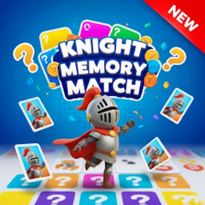 Knight Memory Match Game By Gamepix
