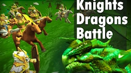 Knights vs Dragons Battle Simulator