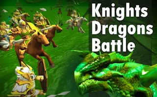 Empty Knights Vs Dragons Battle Simulator game cover