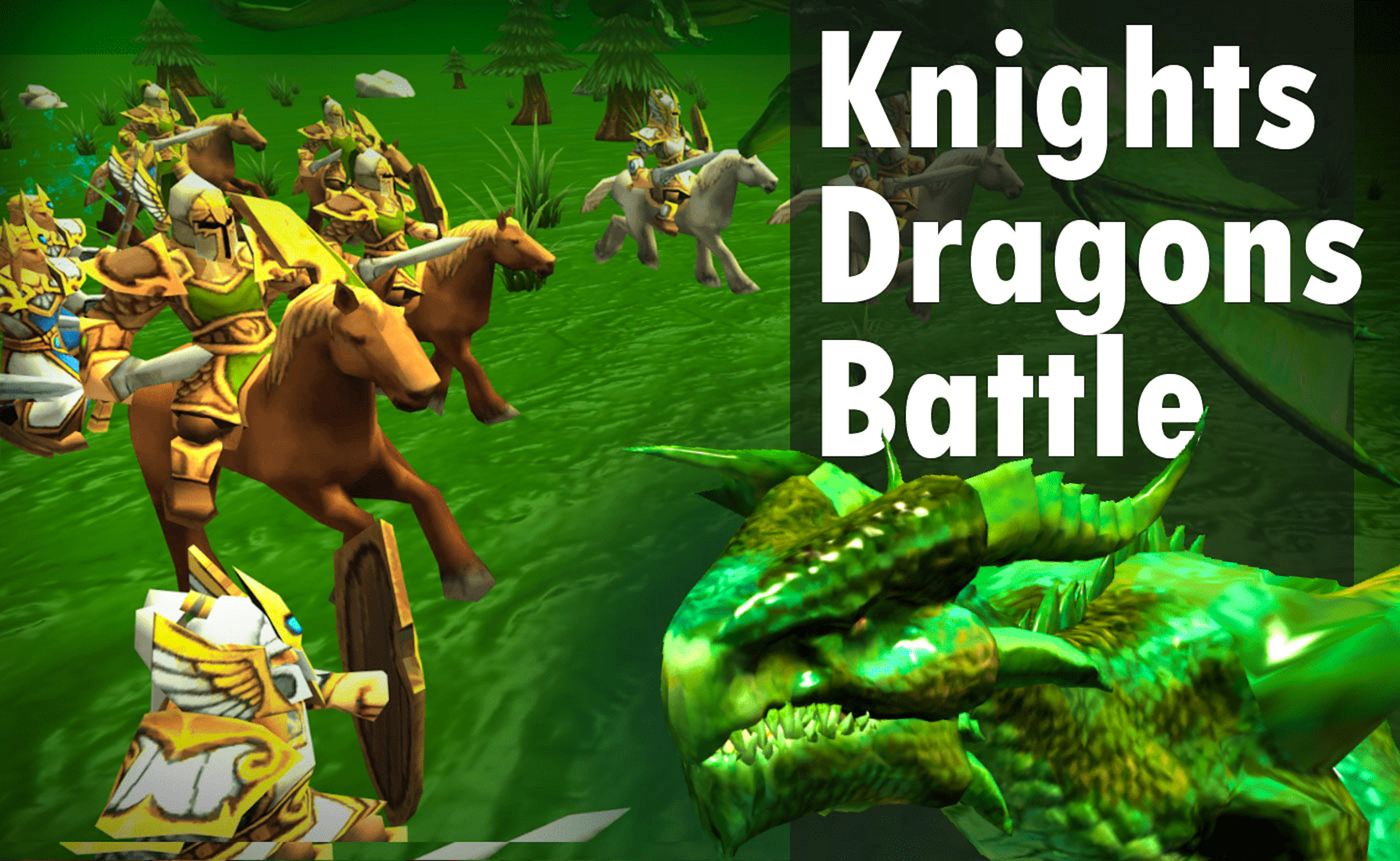  Knights vs Dragons Battle Simulator