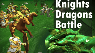 Knights Vs Dragons Battle Simulator game cover