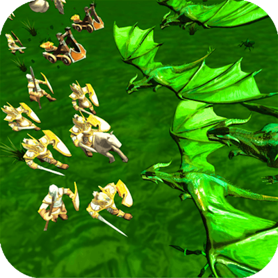  Knights vs Dragons Battle Simulator By Gamepix
