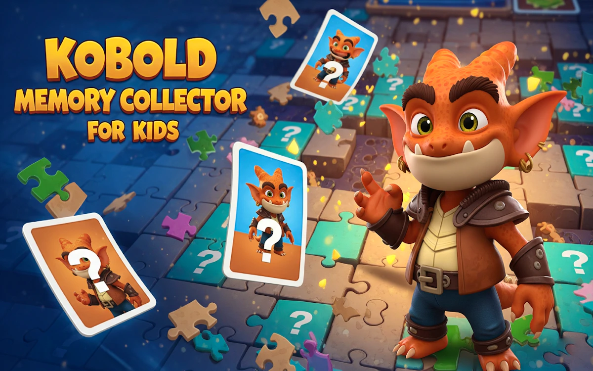Play Kobold Memory Collector for Kids — free online Memory game