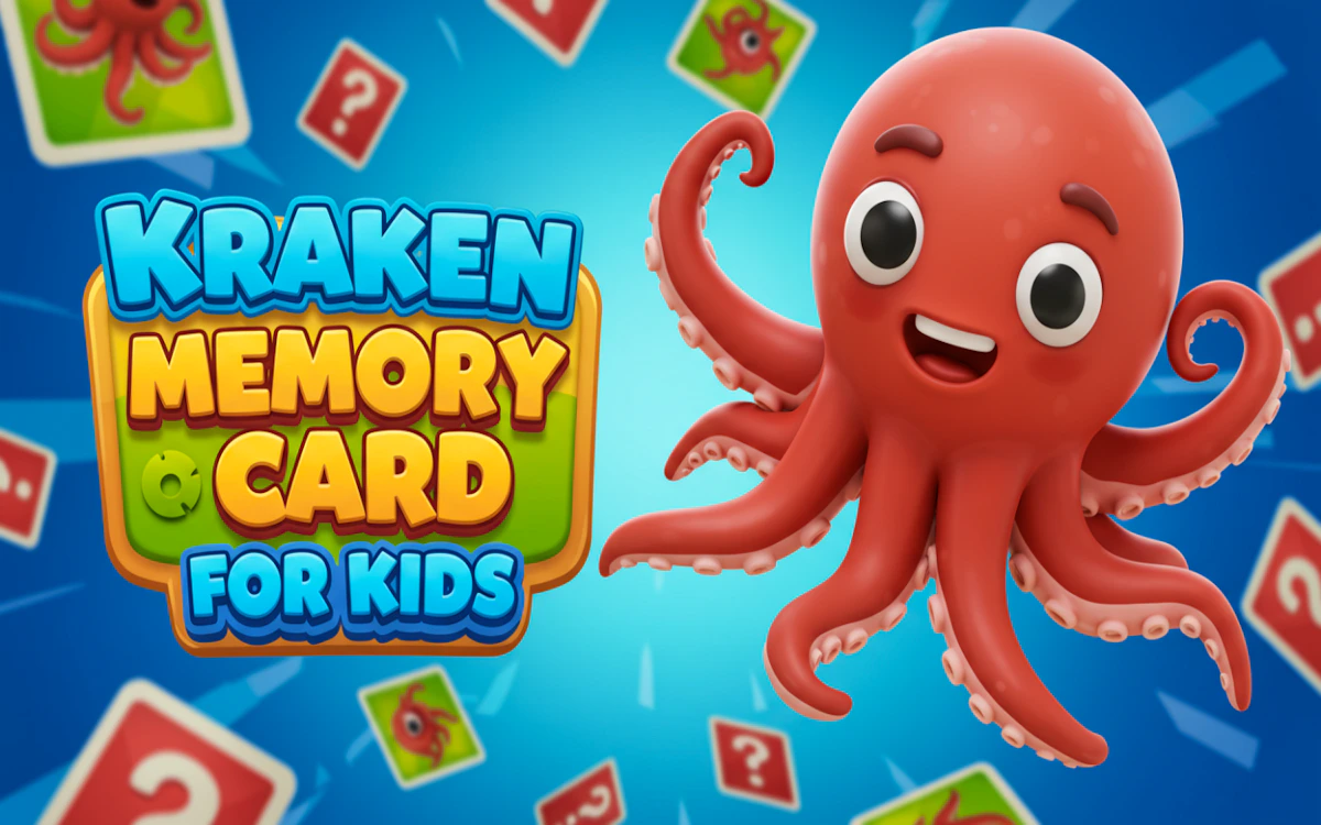 Play Kraken Memory Card for Kids — free online Memory game
