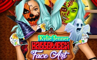 Kylie Jenner Halloween Face Art game cover