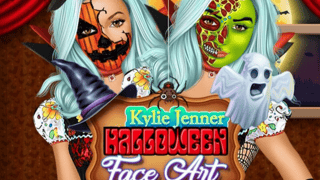Kylie Jenner Halloween Face Art game cover