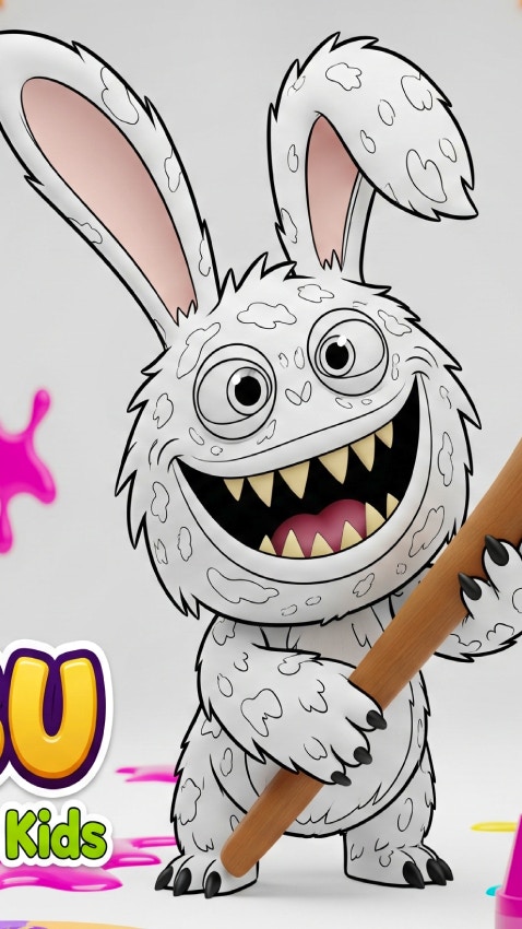 Labubu Coloring Book for Kids