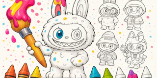 Labubu Doll Coloring Book for Kids thumbnail