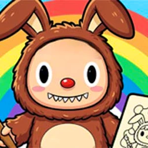 Labubu Coloring Pages Thumbnail