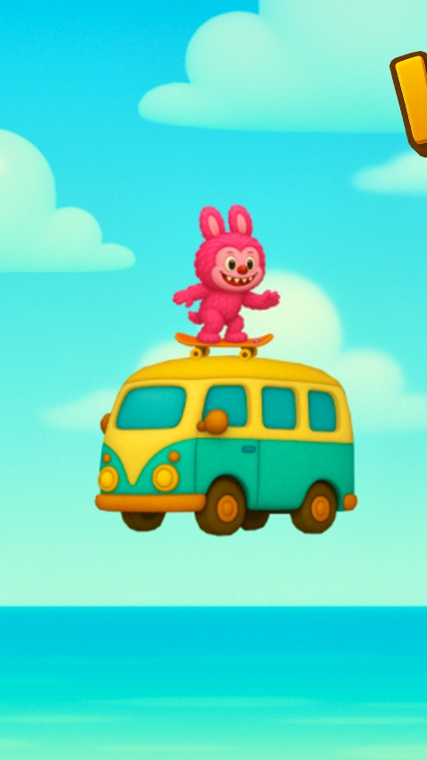 Labubu Skate Parkour