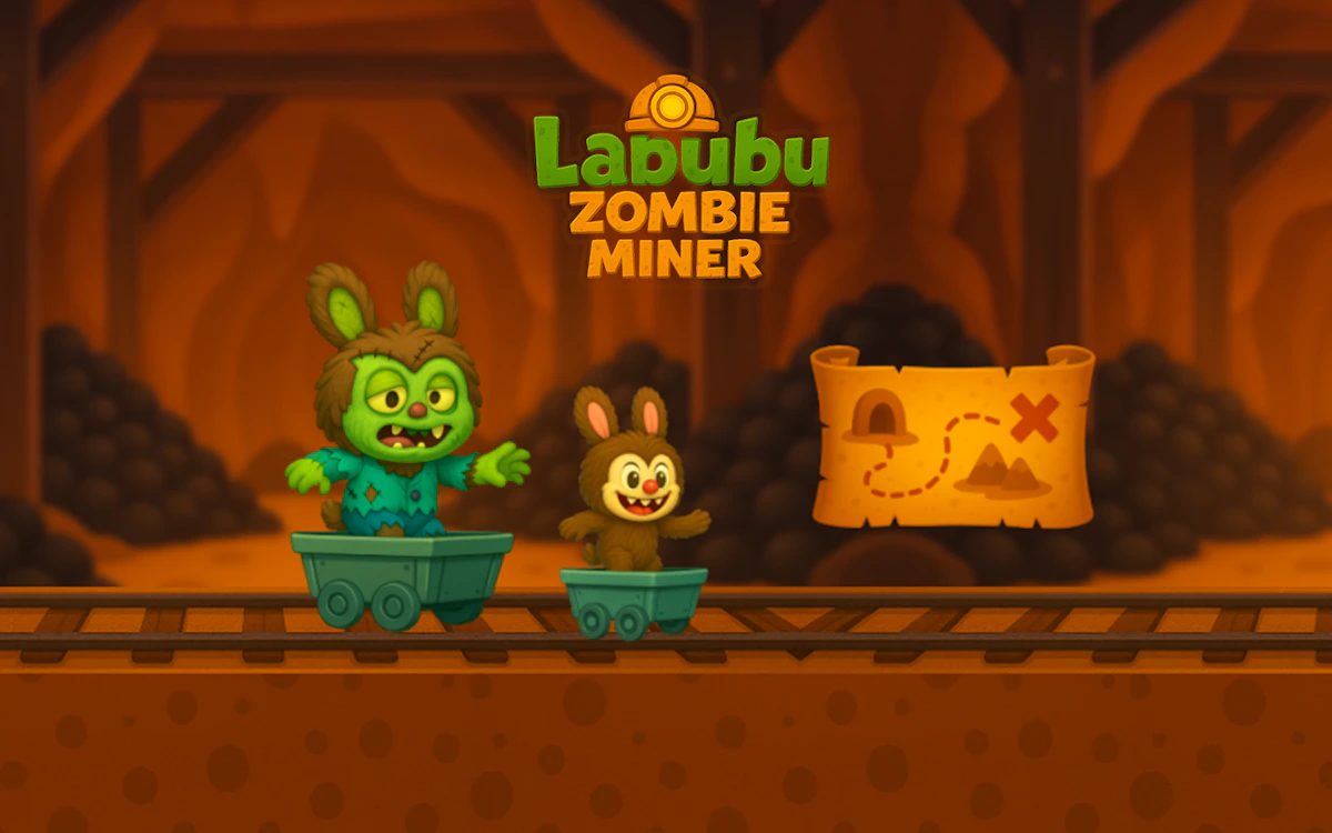 Play Labubu Zombie Miner — free online Adventure game