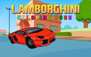 Lamborghini Coloring Book game cover