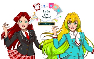 Late For School Dress Up Game game cover