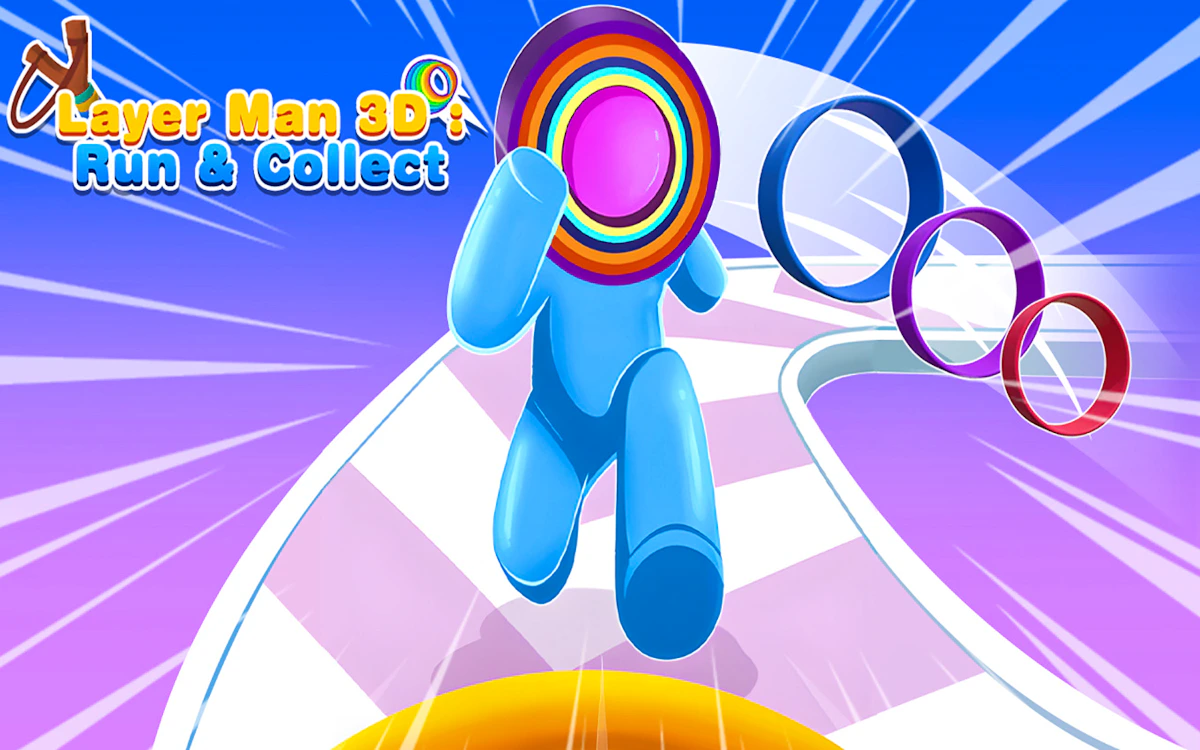 Play Layer Man 3d Run Collect — free online Runner game