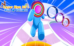 Layer Man 3d Run Collect