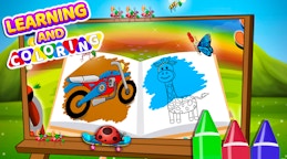 Learning and Coloring For Kids