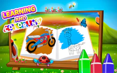 Learning and Coloring For Kids