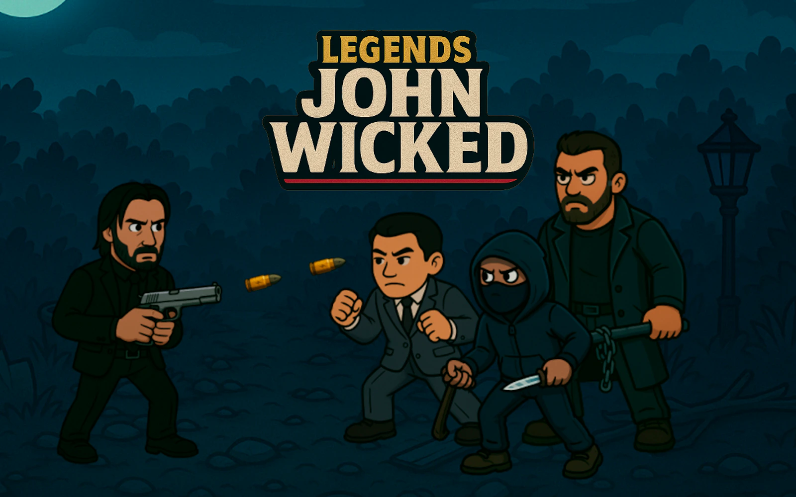 Legends John Wicked — free online action game on Glaze Games