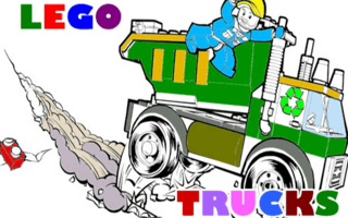 Lego Trucks Coloring game cover