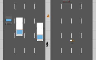 Let's Go Jaywalking game cover