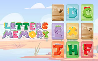 Letters Memory game cover