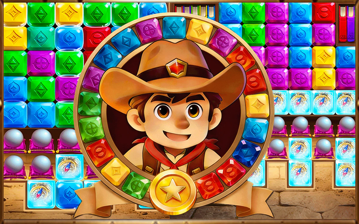 Play LilCowboy Treasure Hunt — free online Block game