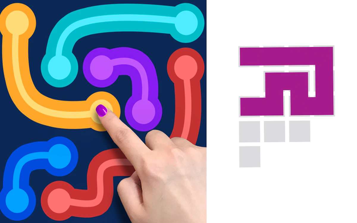 Play Line Join Puzzle — free online Brain game