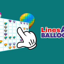 Lines - Air Balloons Online puzzle Games on taptohit.com