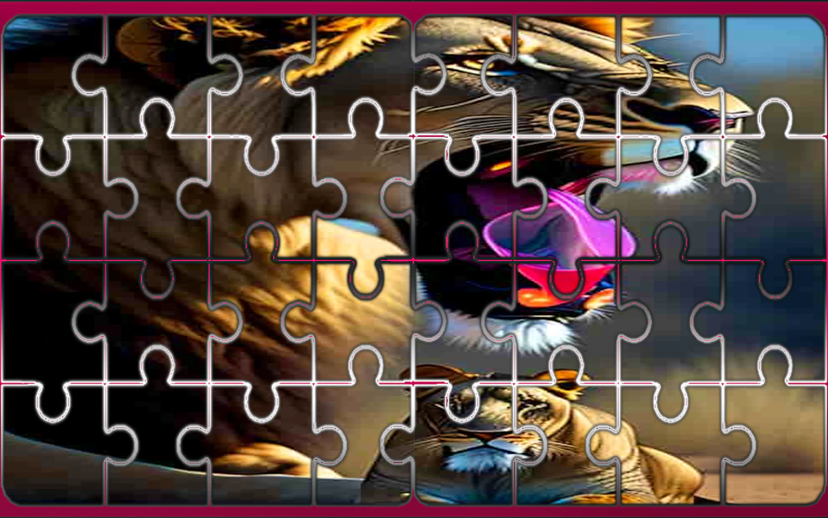 Play Lions Jigsaw Jigsaw — free online Puzzle game
