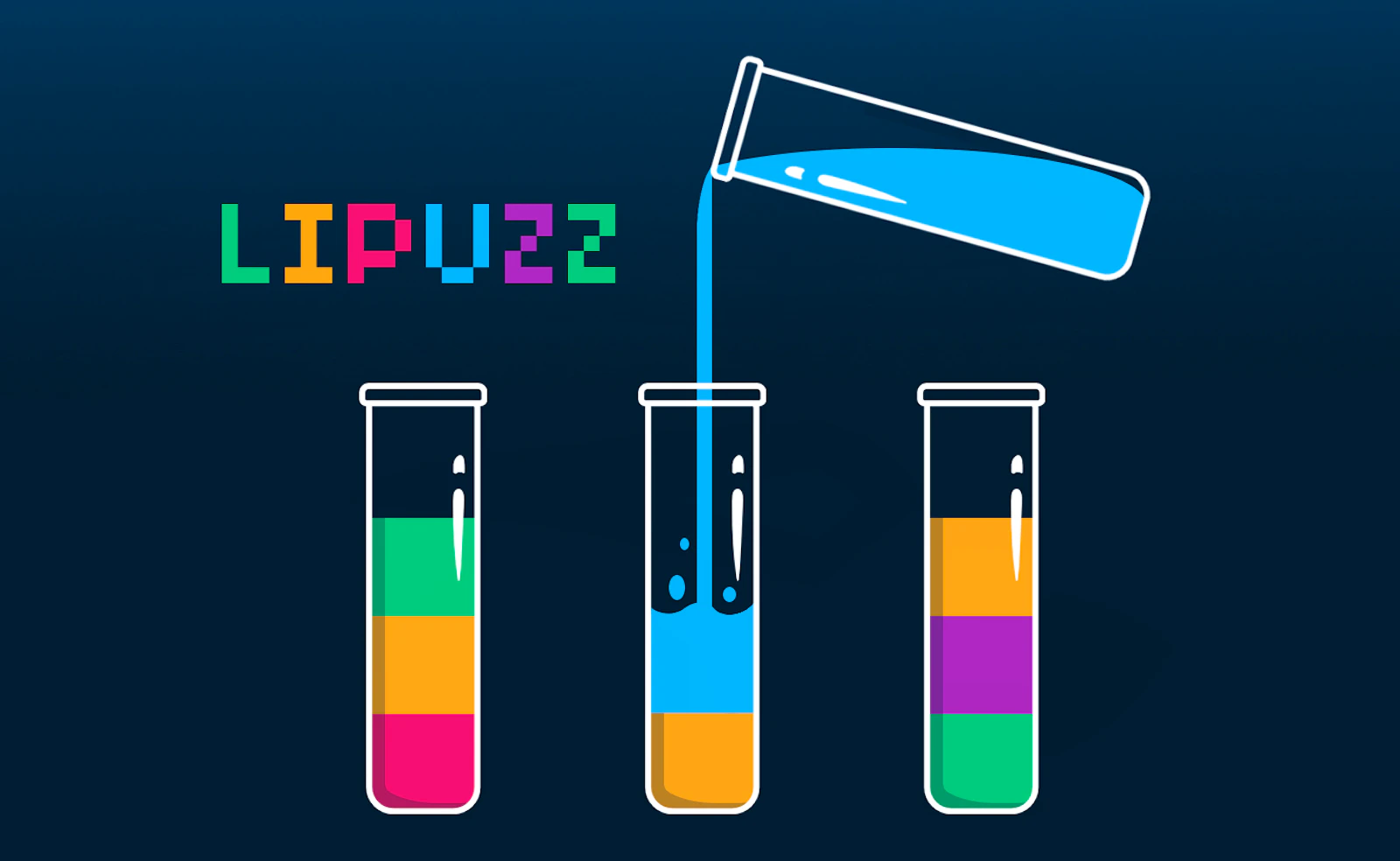 Lipuzz - Water Sort Puzzle — free online thinky game on Glaze Games