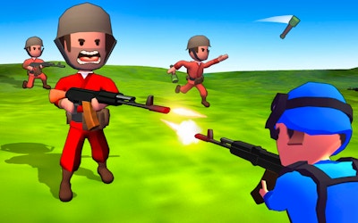 Little Commander - Red vs Blue game