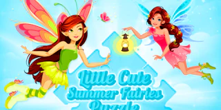 Little Cute Summer Fairies Puzzle thumbnail