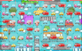 Little Cute Vehicles Match 3 game cover